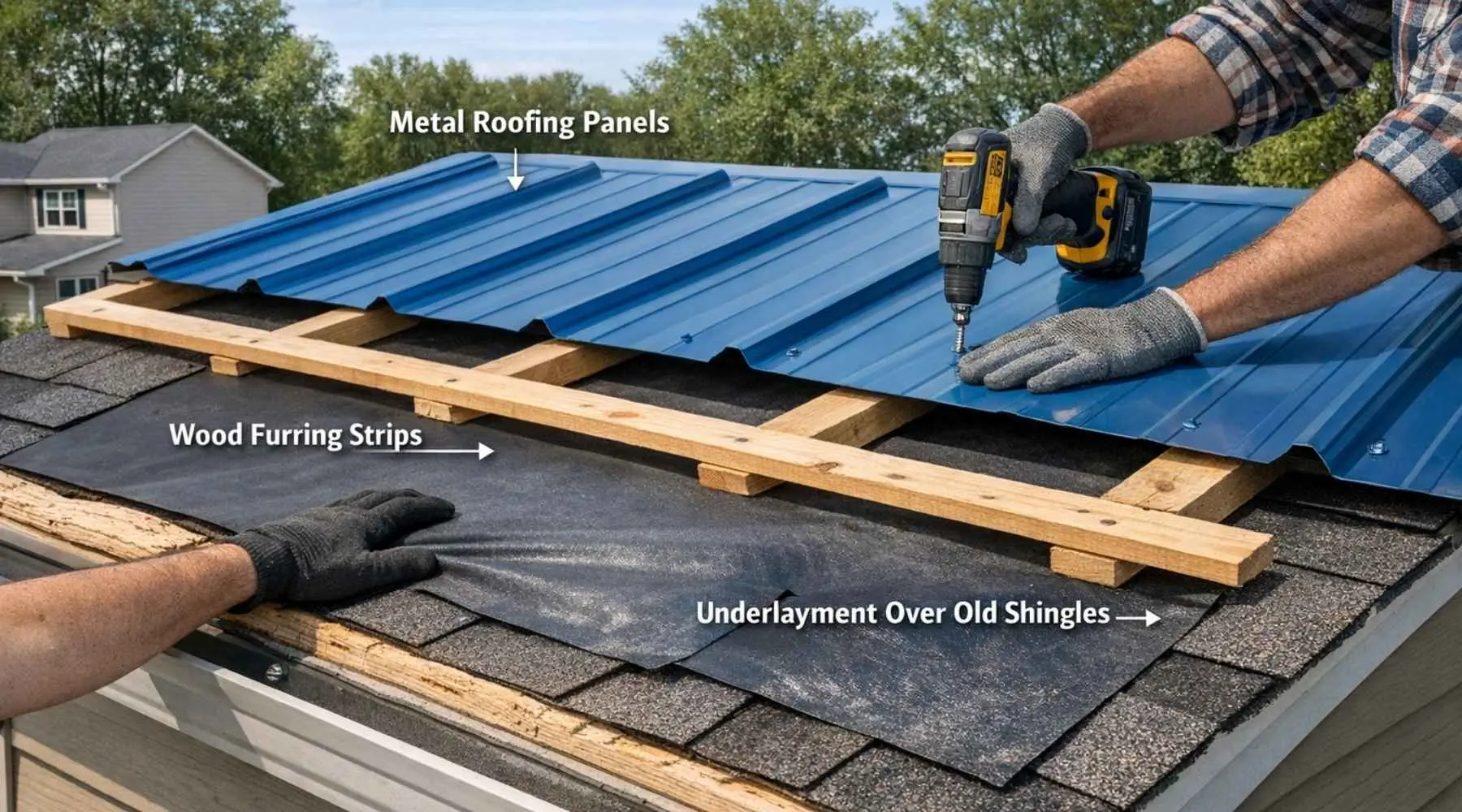 How Metal Roofing Over Shingles Works