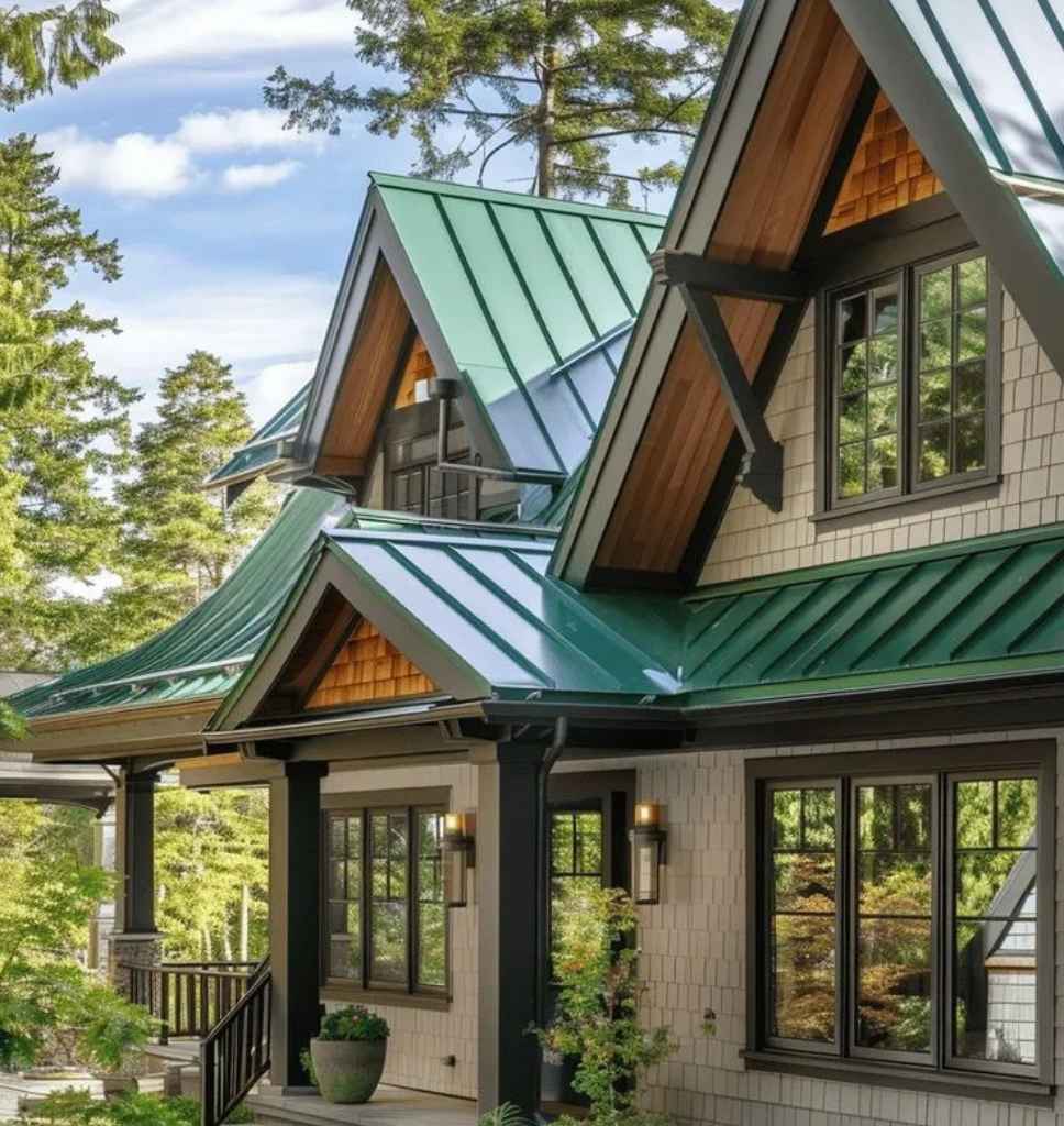 Roofing contractors in Portsmouth VA worker removing old shingles.