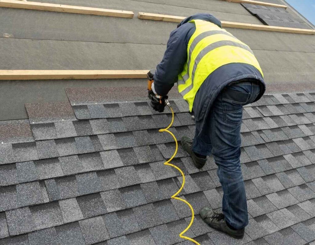 Affordable roofing Norfolk VA finished standing seam metal roof.