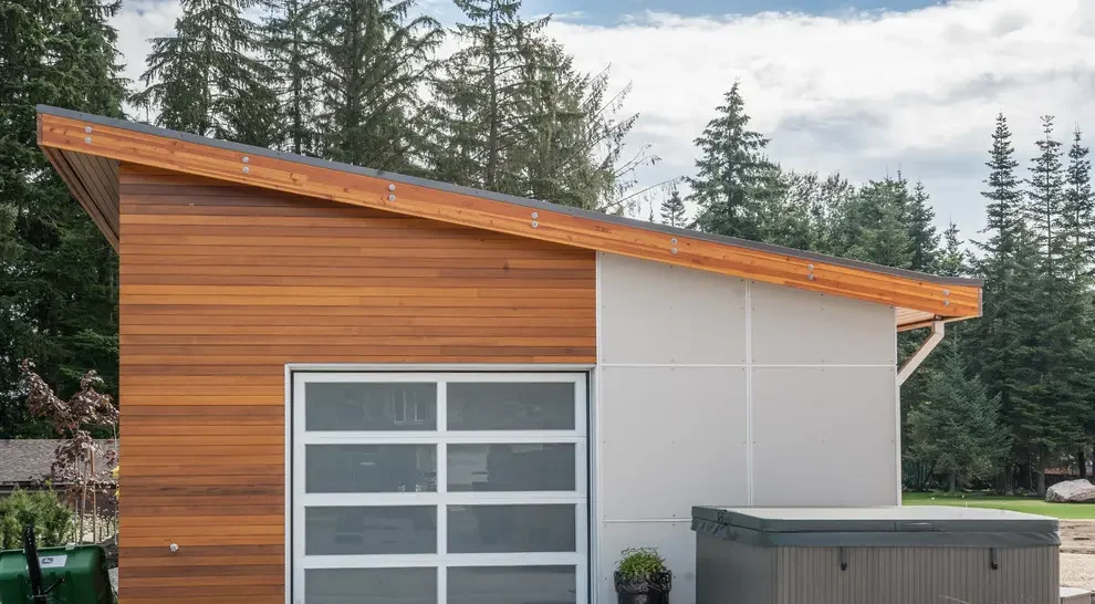 types of rooftops: shed roof