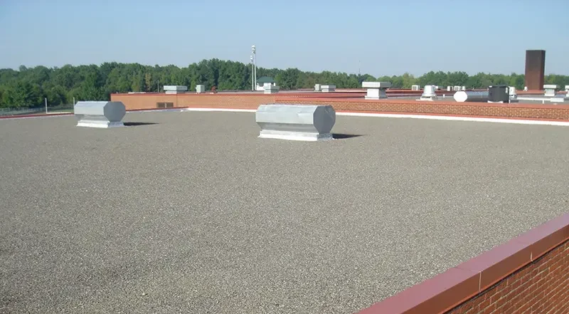 types of rooftops: Flat Roof